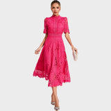 Chiara | Vestito Midi in Pizzo