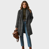 Clara | Cappotto classico a quadri