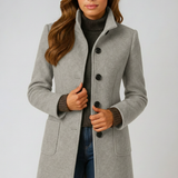 Tereza - Cappotto elegante con collo alto