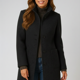 Tereza - Cappotto elegante con collo alto