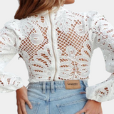 Blusa in Pizzo Solsticea