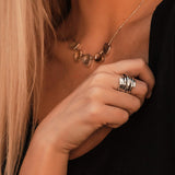Lourdes - Anello di Argento Vintage di Spessore