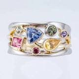 Anello Vintage Bunter Zircone