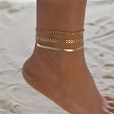 Bracciale alla Caviglia in Oro