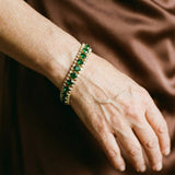 Bracciale Dorato e Verde