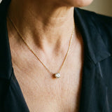 Collana d'oro con diamanti