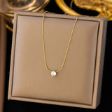 Collana d'oro con diamanti