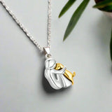 Collana Abbraccio con Medaglione