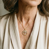 Collana Albero della Vita con Zirconio in Oro