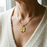 Collana d'Oro Quadrifoglio