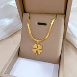 Collana d'Oro Quadrifoglio