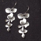 Collana e Orecchini Petali d'Argento