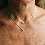 Collana con Cuore d'Argento e Margherite
