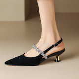 Scarpe Eleganti con Tacco Basso Crysel