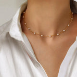 Collana Piccola di Margherite in Oro