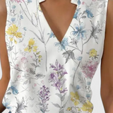 Top Estivo Yariela Morbido con Scollatura a V