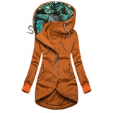 Cappotto antivento con cappuccio
