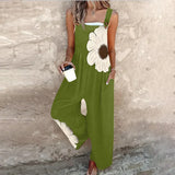 Arianna | Mono Stampato con Spalline e Fiori Comodo