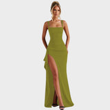 Camilla | Elegante Maxi Abito con Schiena Scoperta