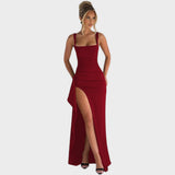 Camilla | Elegante Maxi Abito con Schiena Scoperta