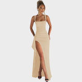 Camilla | Elegante Maxi Abito con Schiena Scoperta
