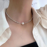 Collana retrò con perle
