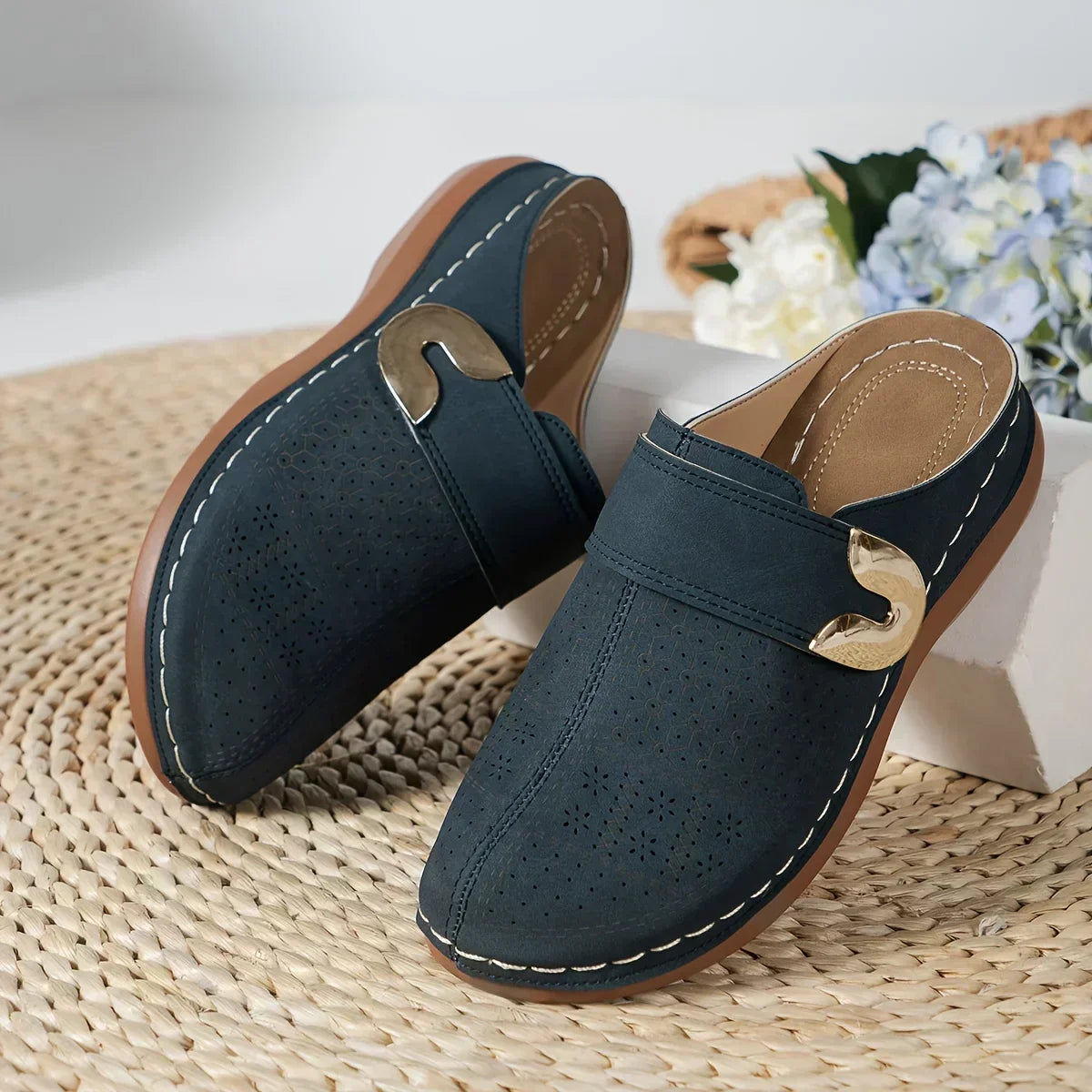Barbara - Eleganti Sandali con Zeppa Sostenitivi