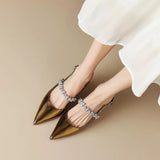 Scarpe Eleganti con Tacco Basso Crysel