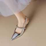 Scarpe Eleganti con Tacco Basso Crysel