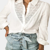 Blusa in Pizzo Tess