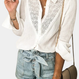 Blusa in Pizzo Tess