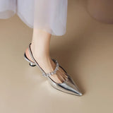 Scarpe Eleganti con Tacco Basso Crysel