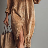 Alessia | Vestito midi in velluto