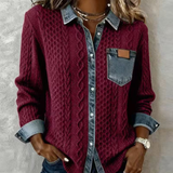 Valentina | Maglione con Dettagli in Denim