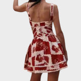 Bianca | Minidress con fiori