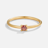 Anelli d'oro con pietra di nascita