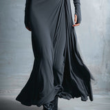 Cristina | Vestito midi con nodo laterale