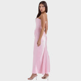 Giorgia | Vestito in Satin con Top Incorporato