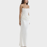 Giorgia | Vestito in Satin con Top Incorporato