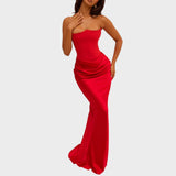 Giorgia | Vestito in Satin con Top Incorporato