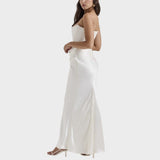 Giorgia | Vestito in Satin con Top Incorporato