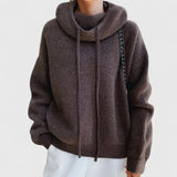 Flavia | Maglione Confortevole con Collo Alto e Cappuccio