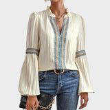 Isla | Blusa vintage con collo a V