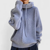 Flavia | Maglione Confortevole con Collo Alto e Cappuccio