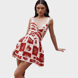 Bianca | Minidress con fiori