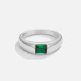 Anello in Argento Ember & Smeraldo
