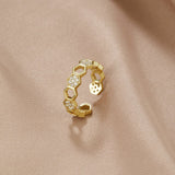 Cinthia - Anello in oro e cristallo