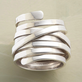 Lourdes - Anello di Argento Vintage di Spessore