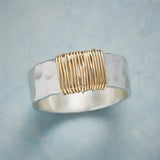 Anello di Fili Boho Dorato
