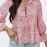 Top Bohemien in Pizzo Kayden con Taglio Fluido